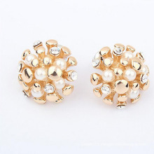 24 k Gold plating Fashion Jewelry Earring, Pearl Earrings